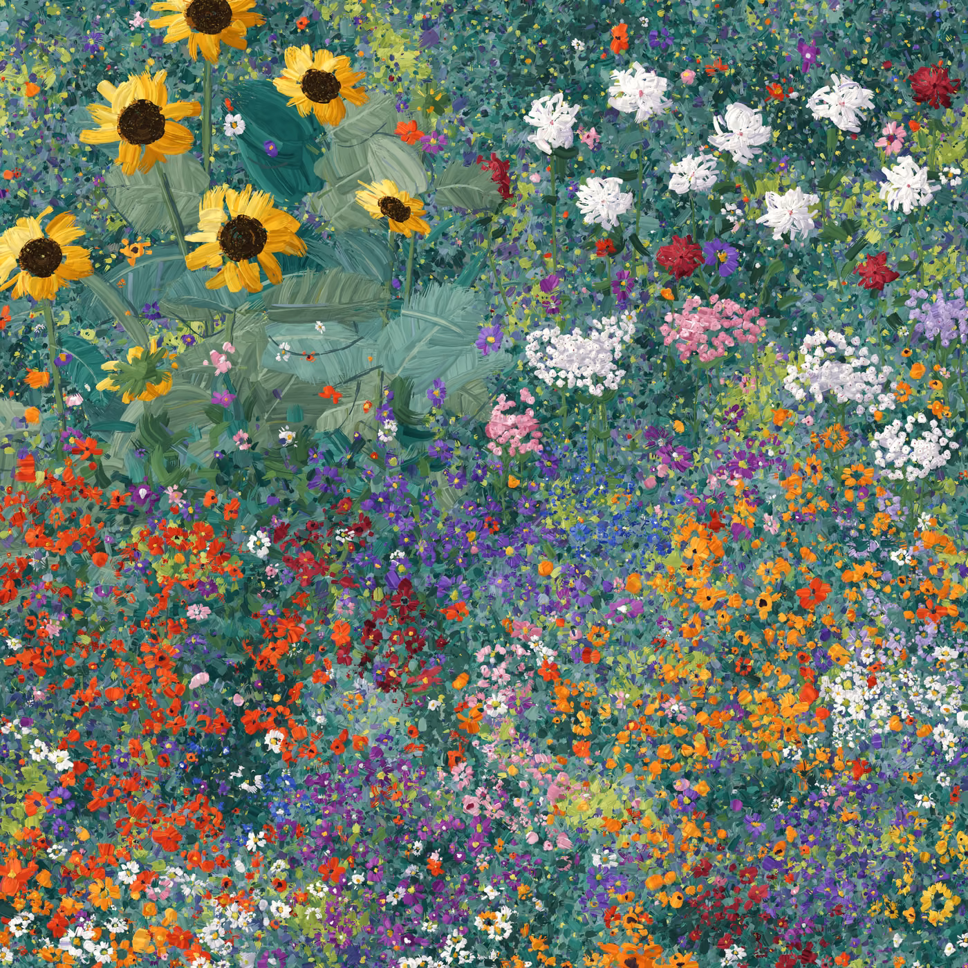A Cottage Garden at Litzlberg