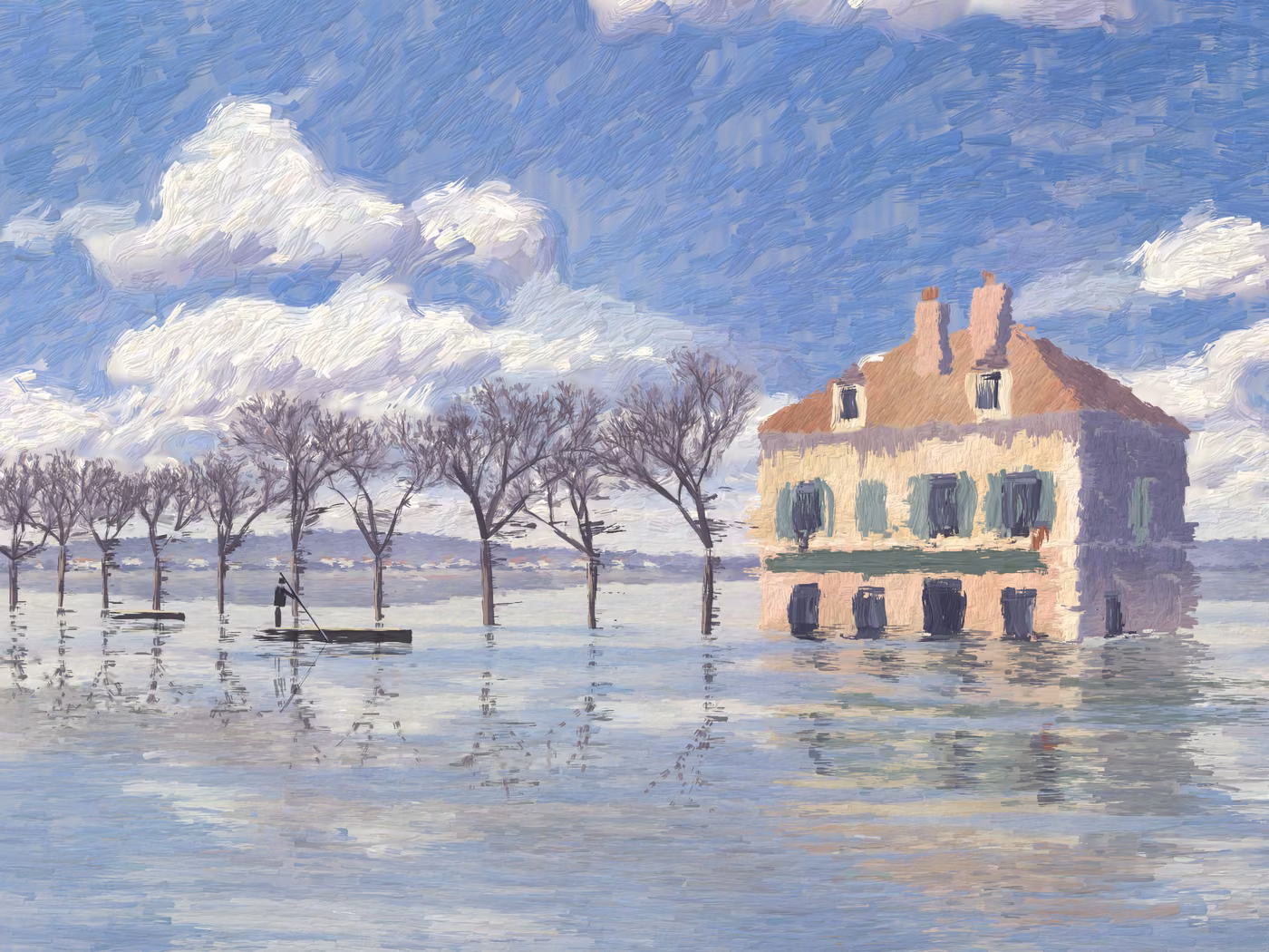 The Inn in the Flood, Port-Marly